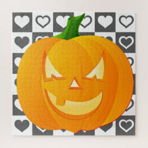 Halloween - Pumpkin - Herz Puzzle