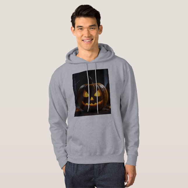 Halloween Pumpkin, Hoodie (Vorne ganz)