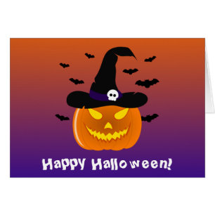 Halloween Pumpkin Jack o’ Lantern Hexenhut