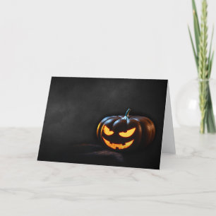 Halloween Pumpkin Jack-O-Lantern Spooky Karte