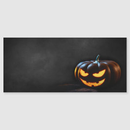 Halloween Pumpkin Jack-O-Lantern Spooky Magnetkarte