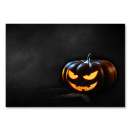 Halloween Pumpkin Jack-O-Lantern Spooky Tischnummer