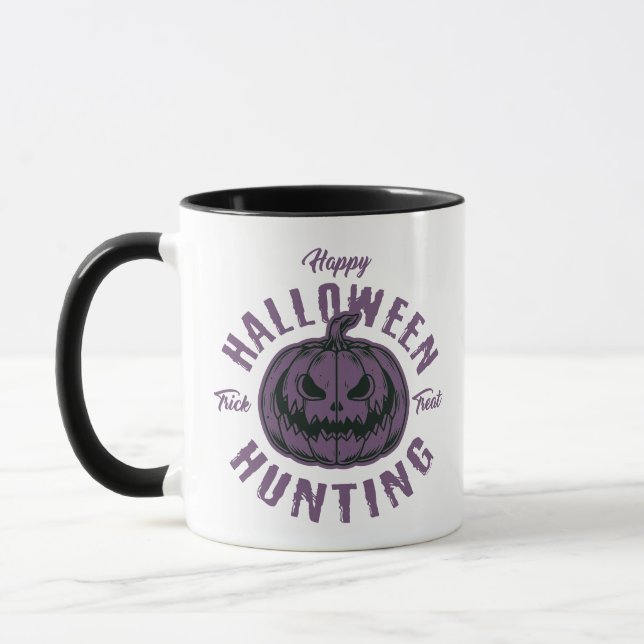 Halloween Pumpkin Jagd Tasse - Spooky Trick (Links)