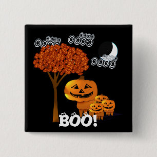 HALLOWEEN PUMPKIN-KOPFKABEL BUTTON