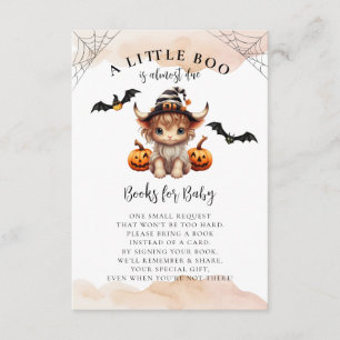 Halloween Pumpkin Kuh Little Boo Books for Baby Begleitkarte