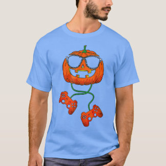 Halloween Pumpkin Kürbislaterne Halloween Gamer B T-Shirt