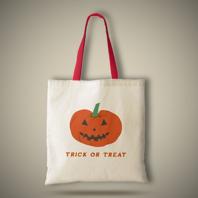 Halloween Pumpkin Kürbislaterne Tote Bag Tragetasche (Halloween Pumpkin Jack O Lantern Tote Bag)