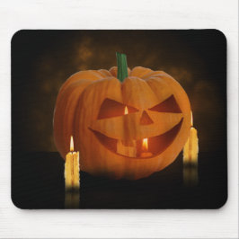 Halloween Pumpkin Lantern mit Kerzen Mousepad