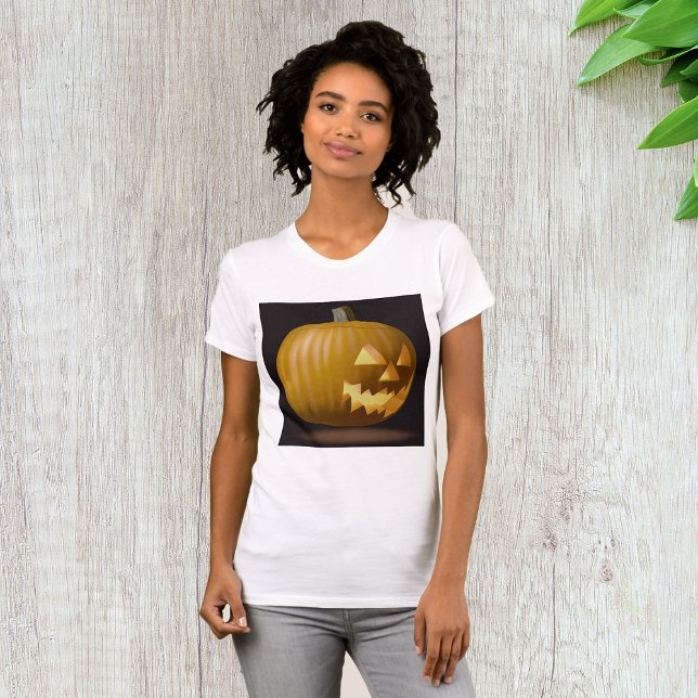 Halloween Pumpkin Lantern T - Shirt (Von Creator hochgeladen)