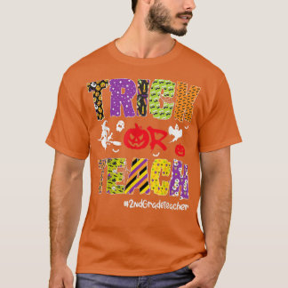 Halloween Pumpkin, Lehrer der zweiten Klasse T-Shirt