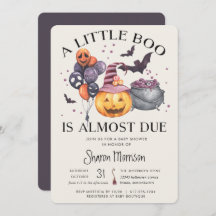Halloween Pumpkin Little Boo Baby Dusche