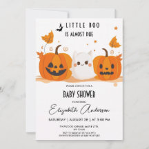 Halloween Pumpkin Little Boo Baby Dusche