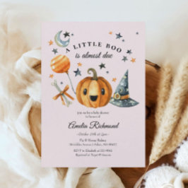 Halloween Pumpkin Little Boo Baby Dusche Einladung