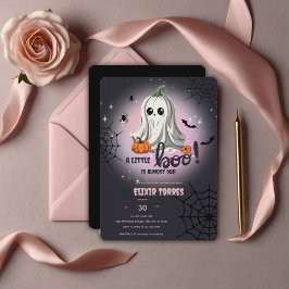 Halloween Pumpkin Little Boo Baby Dusche Einladung