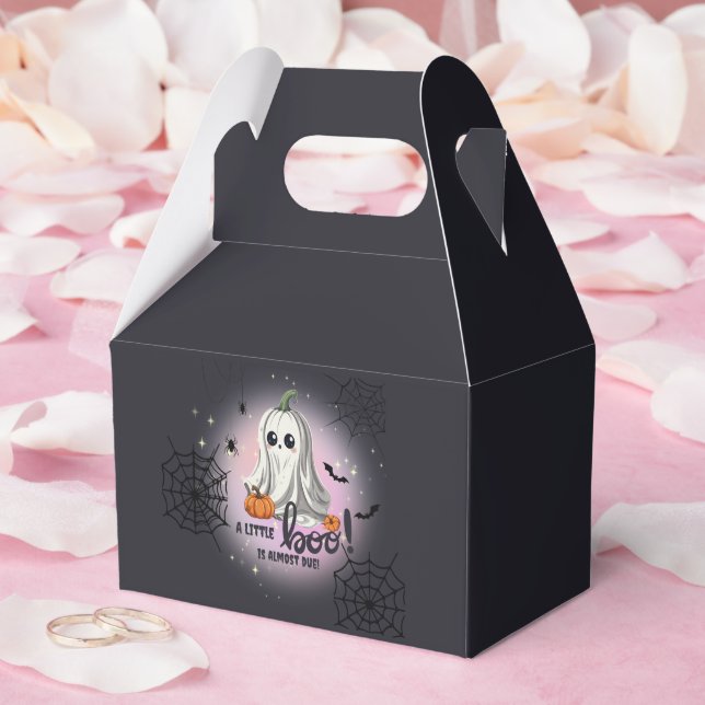 Halloween Pumpkin Little Boo Baby Dusche Geschenkschachtel (Hochzeit)