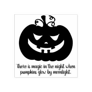 Halloween Pumpkin Magic Rubber Briefmarke Gummistempel