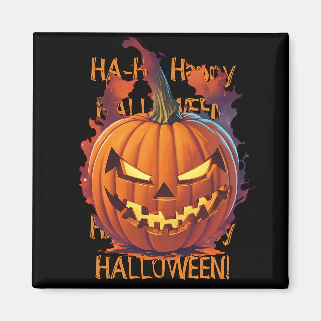 Halloween Pumpkin Magnet (Vorne)