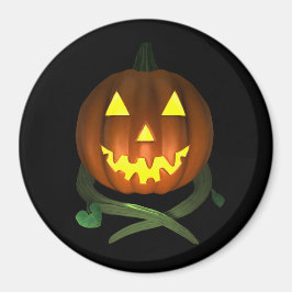 Halloween Pumpkin mit Reben Magnet