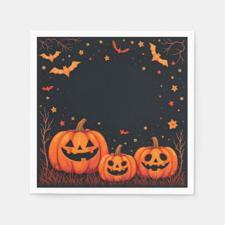 Halloween Pumpkin Napkins Serviette