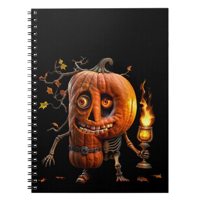 Halloween Pumpkin Notizblock (Vorderseite)
