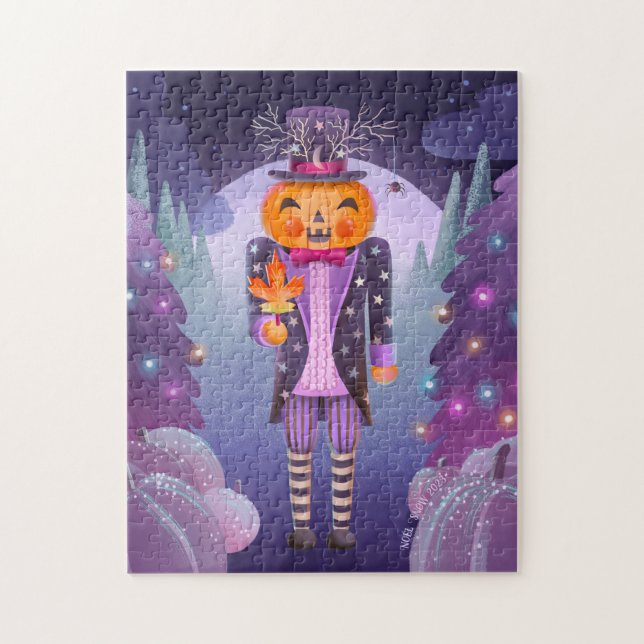Halloween Pumpkin Nutcracker Puzzle (Vertikal)