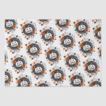 Halloween Pumpkin Orange Schwarz-weiß