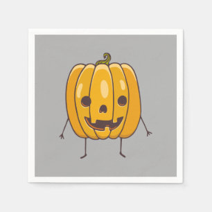 Halloween Pumpkin Paper Napkin Serviette