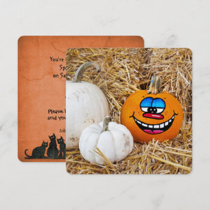 Halloween Pumpkin-Party Einladung