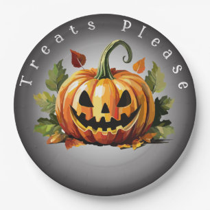 Halloween Pumpkin Patch anpassbar Pappteller