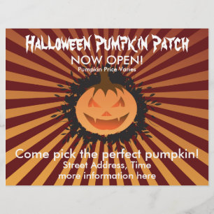 Halloween Pumpkin-Patch Flyer