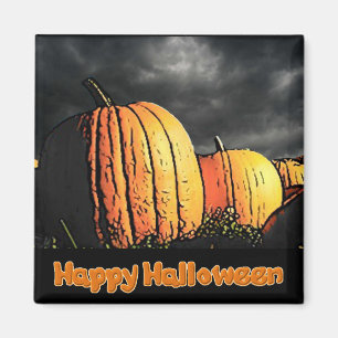 Halloween Pumpkin-Patch Magnet