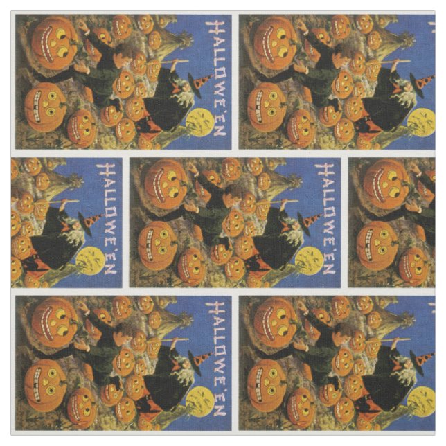 Halloween Pumpkin Patch Nightmare Stoff (Muster)