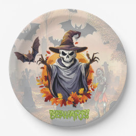 Halloween Pumpkin-Patch Pappteller