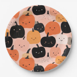 Halloween Pumpkin-Patch Pappteller