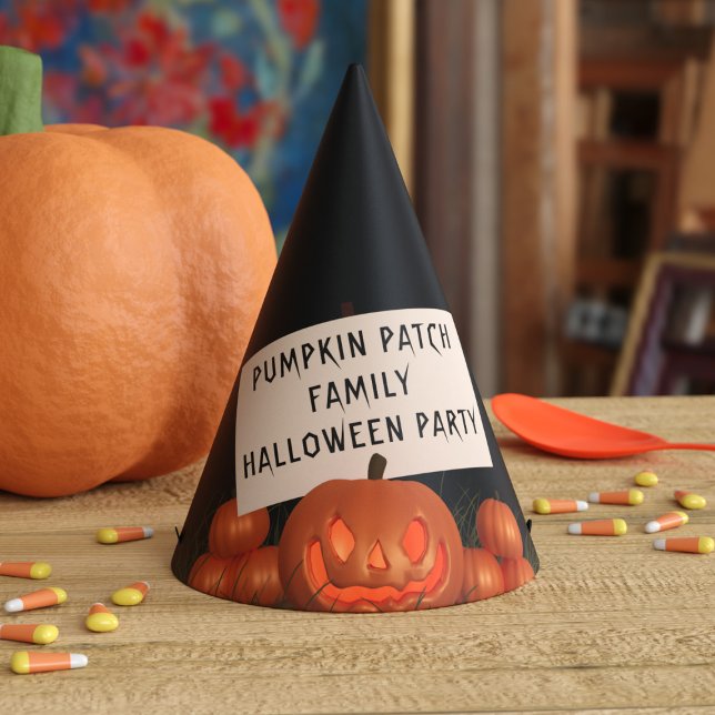 Halloween Pumpkin Patch Party Partyhütchen (🎃 Pumpkin Patch Party Hats! Just add your name)