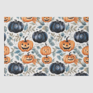 Halloween Pumpkin Pattern Seidenpapier
