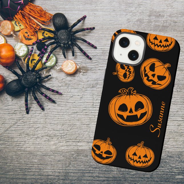 Halloween Pumpkin Pattern TelefonCase iPhone Hülle (Von Creator hochgeladen)