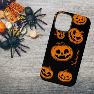 Halloween Pumpkin Pattern TelefonCase iPhone 12 Mini Hülle