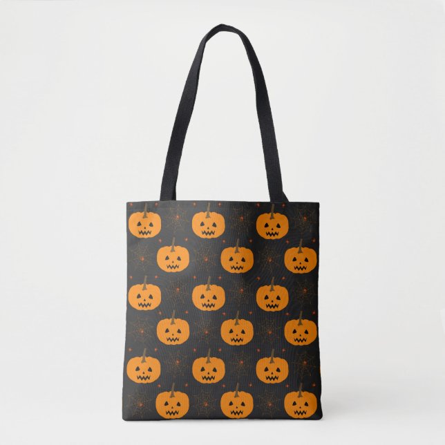 Halloween Pumpkin Pattern Totasche (Vorderseite)