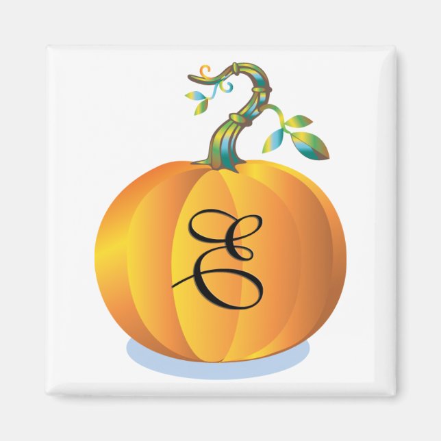 Halloween Pumpkin Personalizable Magnet (Vorne)