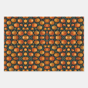 Halloween Pumpkin Pie Vibes Geschenkpapier Set