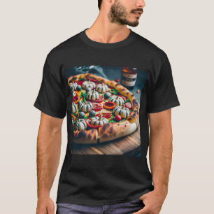 Halloween Pumpkin Pizza T-Shirt