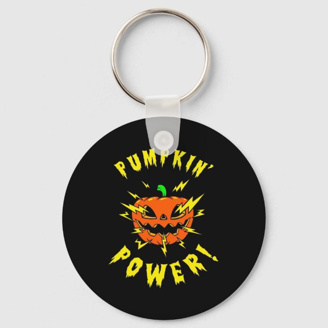 Halloween Pumpkin-Power Schlüsselanhänger (Vorderseite)