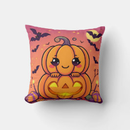Halloween Pumpkin Print Kissen
