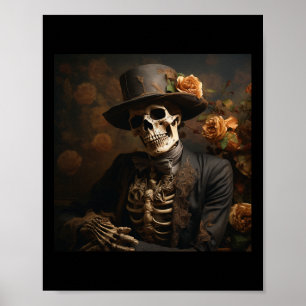Halloween Pumpkin Skeleton Ghosts Spooktacular Sto Poster