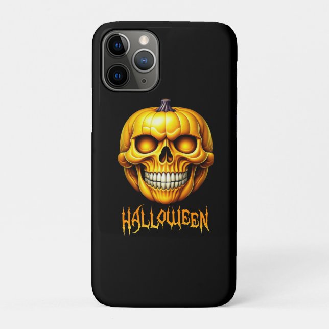 HALLOWEEN PUMPKIN SKULL Case-Mate iPhone HÜLLE (Rückseite)