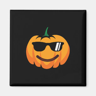 Halloween Pumpkin Smile Face Sungles Kostüm Funny Magnet