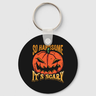 Halloween Pumpkin so schön ist es Beängstigender J Schlüsselanhänger