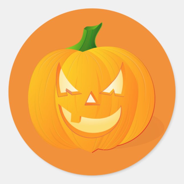 Halloween Pumpkin Stickers (Vorderseite)