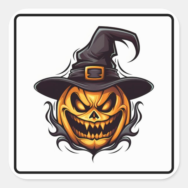 Halloween Pumpkin Stickers (Vorderseite)